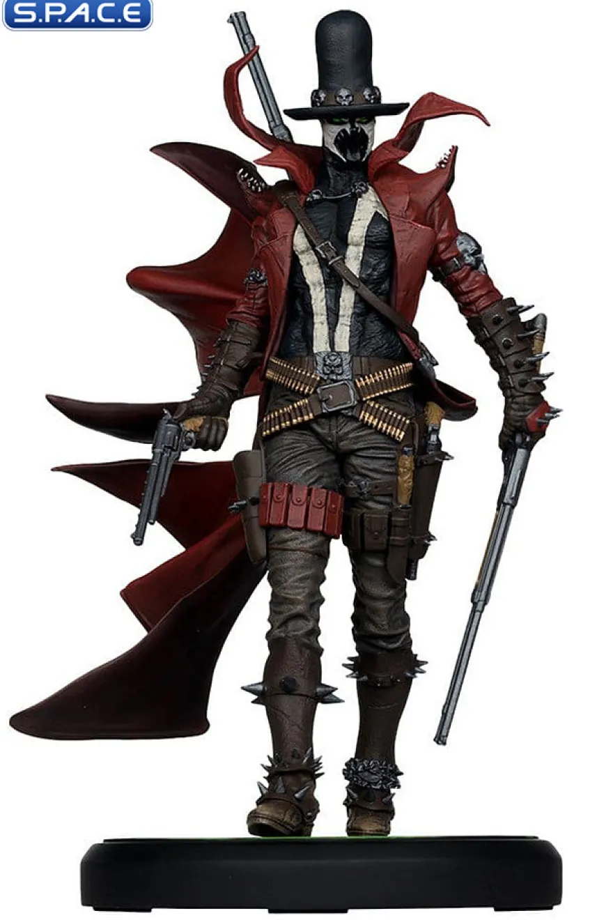Gunslinger Spawn Black White & Red All Over Statue