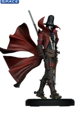 Gunslinger Spawn Black White & Red All Over Statue