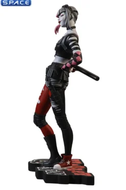 Harley Quinn red, white & black Statue by Simone Di Meo