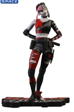 Harley Quinn red, white & black Statue by Simone Di Meo