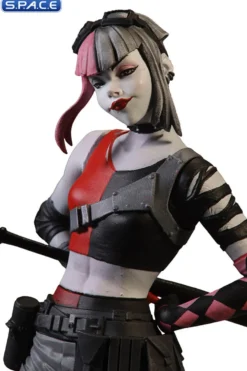 Harley Quinn red, white & black Statue by Simone Di Meo