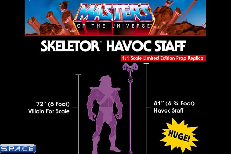 1:1 Havoc Staff of Skeletor