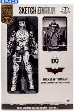 Hazmat Suit Batman from Justice League: The Amazo Virus Black Label Collection