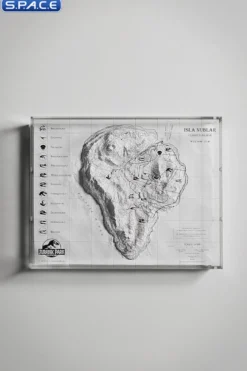 Isla Nublar Topographic 3D Map