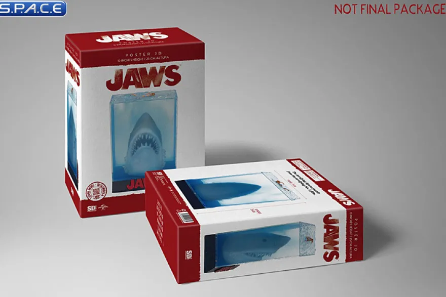 Jaws Movie Poster 3D