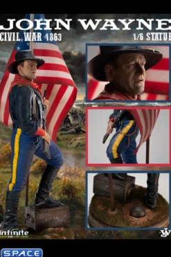 John Wayne as Col. John Marlowe »Civil War 1863« Statue