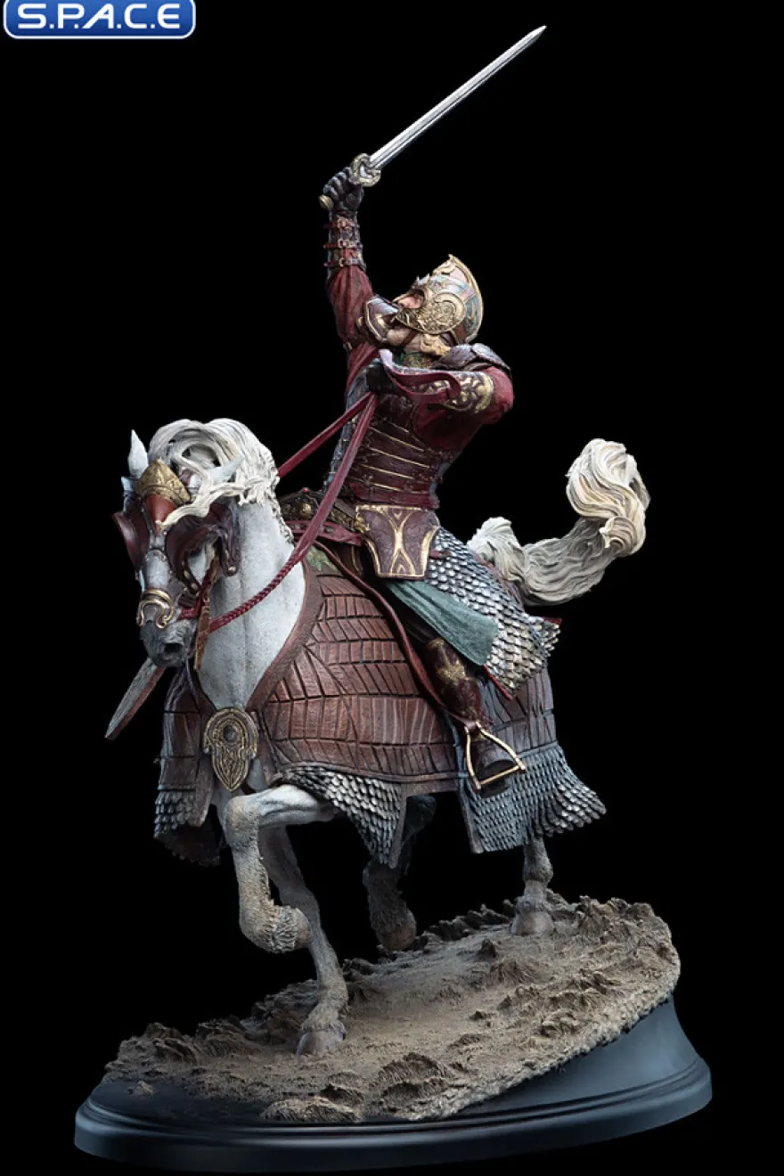 King Theoden on Snowmane Statue