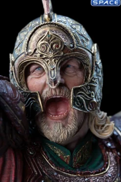 King Theoden on Snowmane Statue