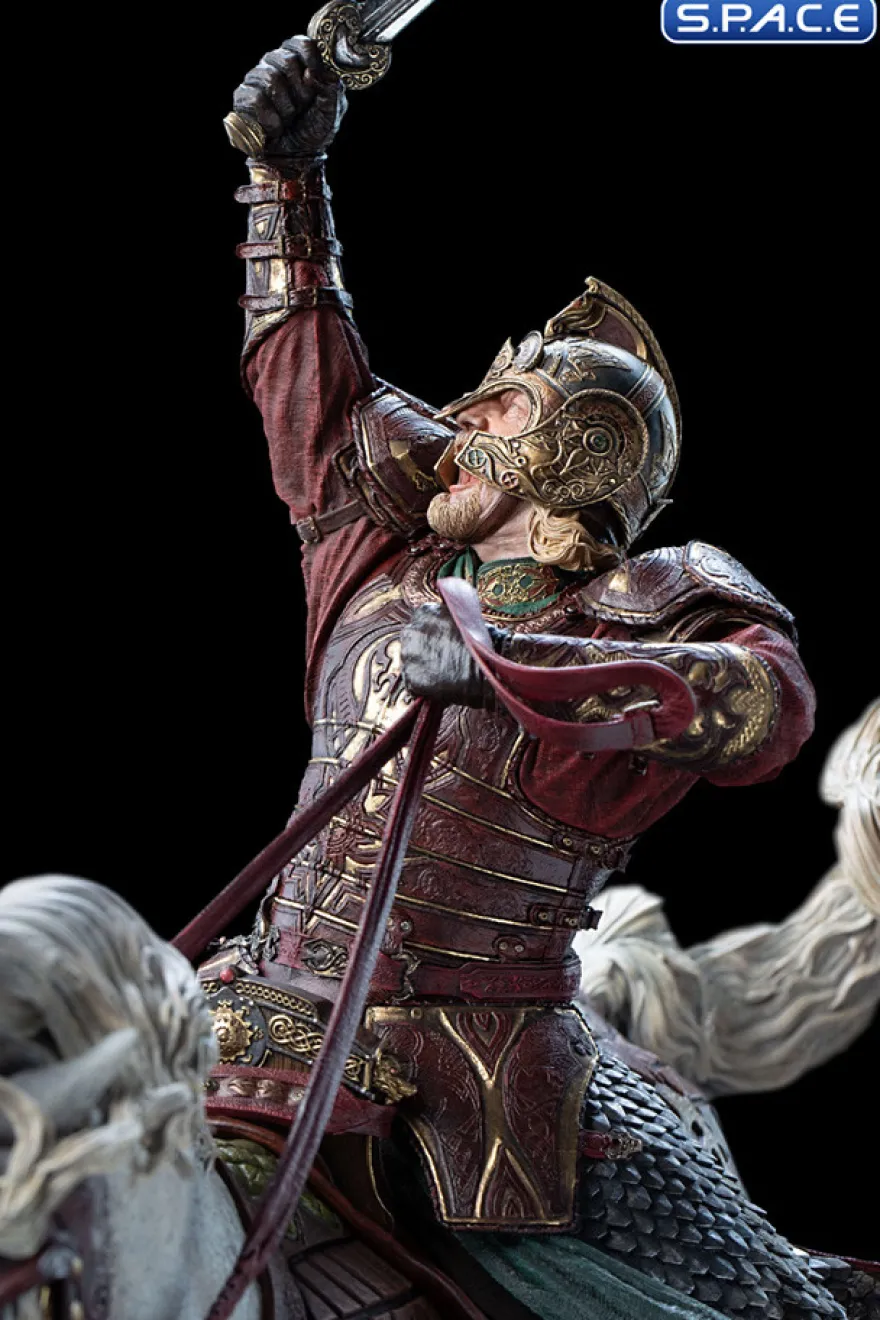 King Theoden on Snowmane Statue