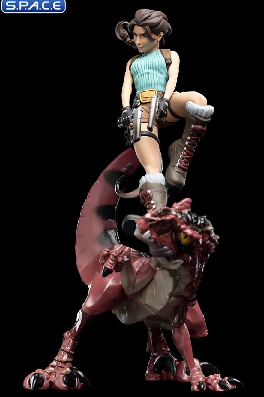 Lara vs. Raptor Mini Epics Vinyl Figure