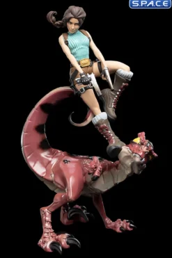 Lara vs. Raptor Mini Epics Vinyl Figure