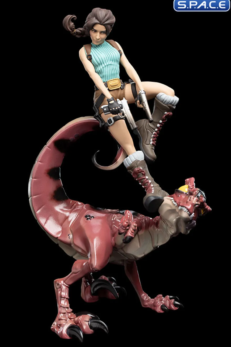 Lara vs. Raptor Mini Epics Vinyl Figure