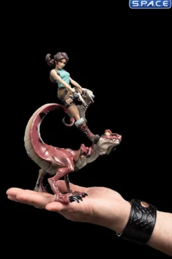 Lara vs. Raptor Mini Epics Vinyl Figure