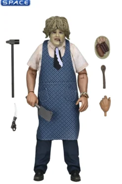 Leatherface with Old Lady Mask Figural Doll