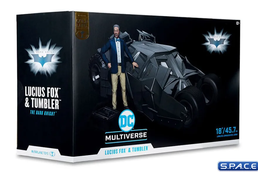 Lucius Fox & Tumbler from Batman: The Dark Knight Gold Label Collection
