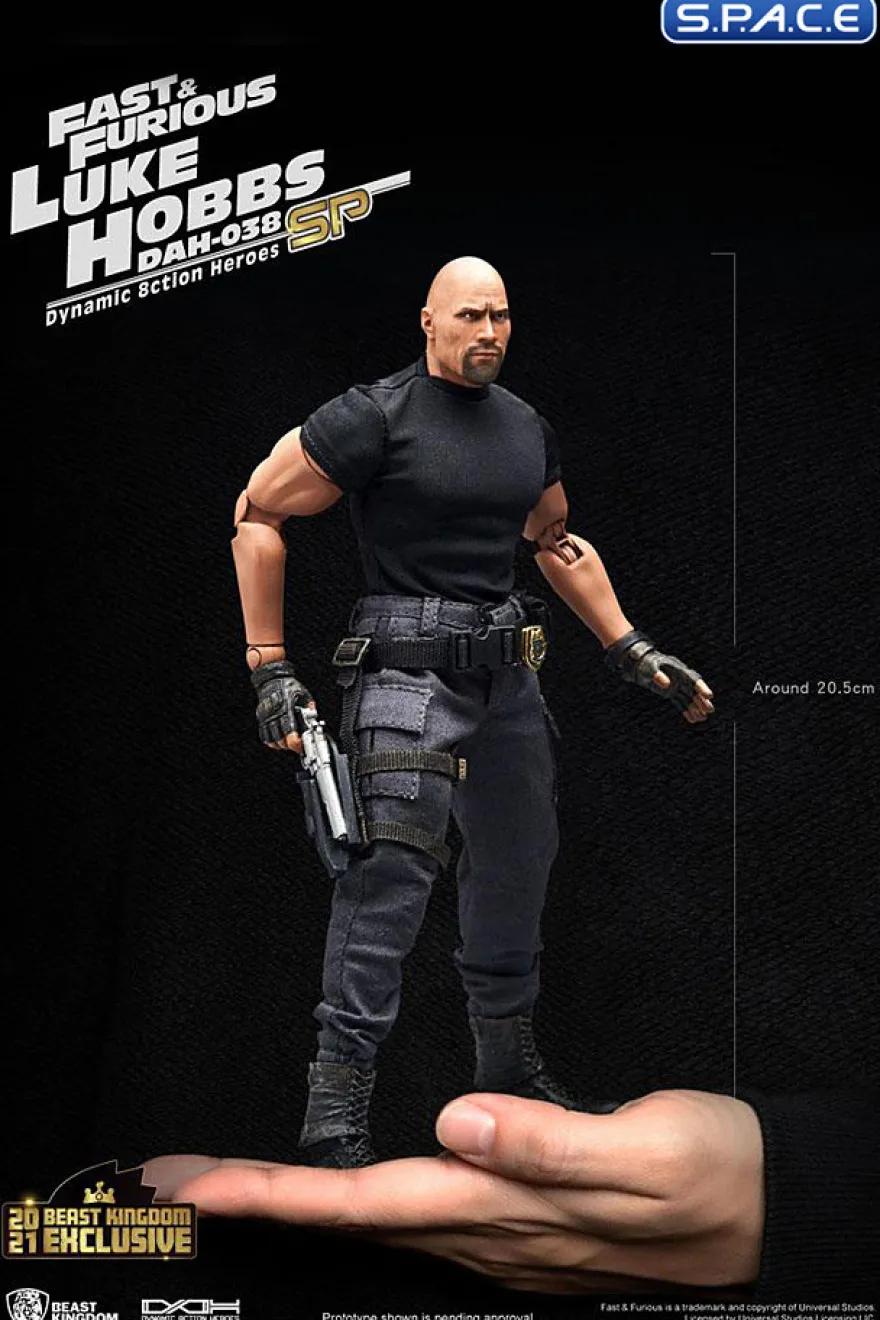 Luke Hobbs Dynamic 8ction Heroes Beast Kingdom Exclusive