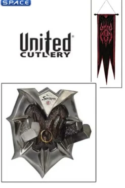 1:1 Mace of Sauron and Ring Red Eye Edition with War Banner Life-Size Replica