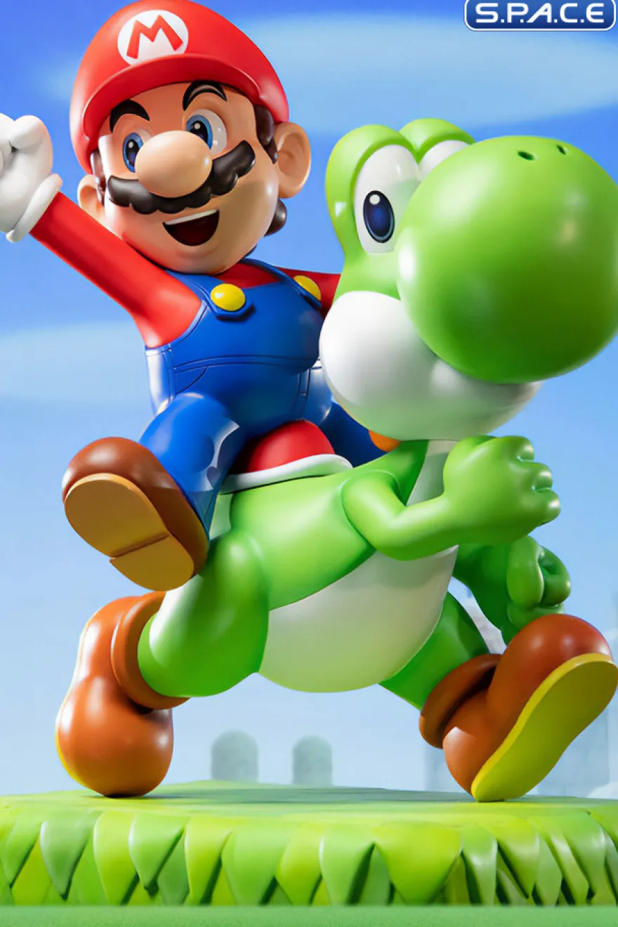 Mario and Yoshi Statue