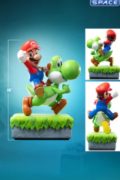Mario and Yoshi Statue