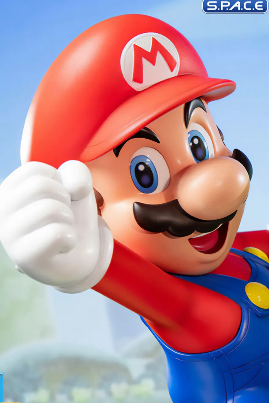 Mario and Yoshi Statue