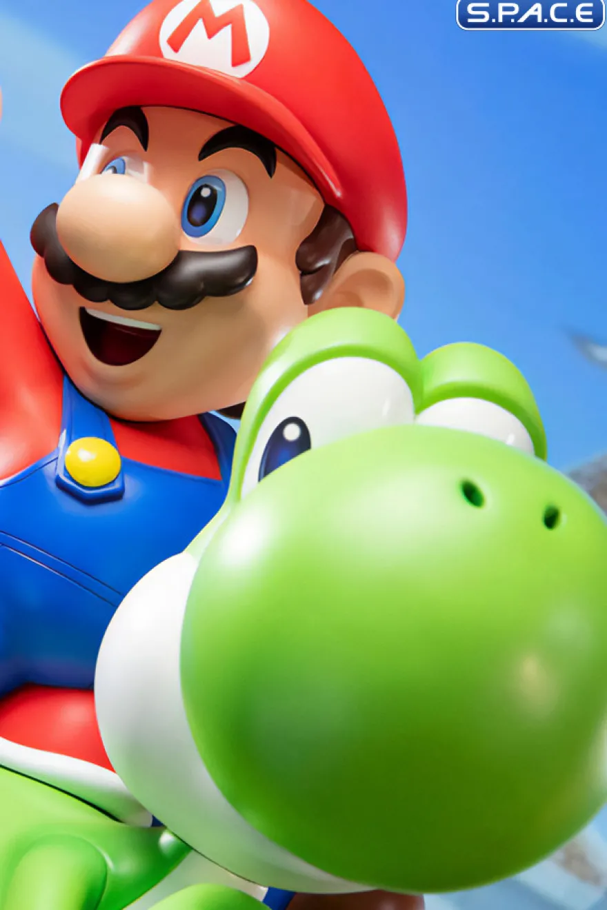 Mario and Yoshi Statue