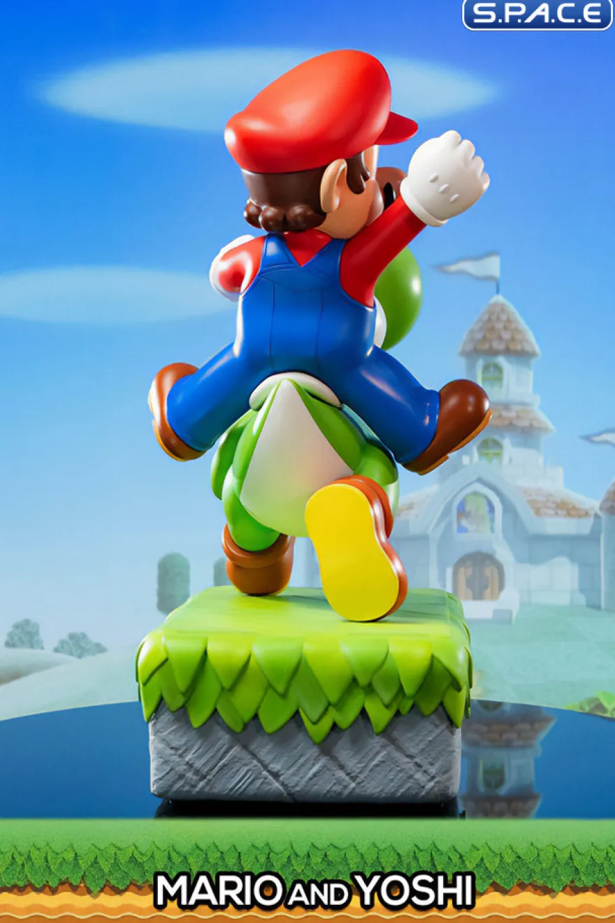 Mario and Yoshi Statue
