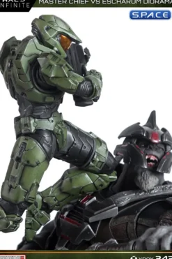 Master Chief vs. Escharum Diorama