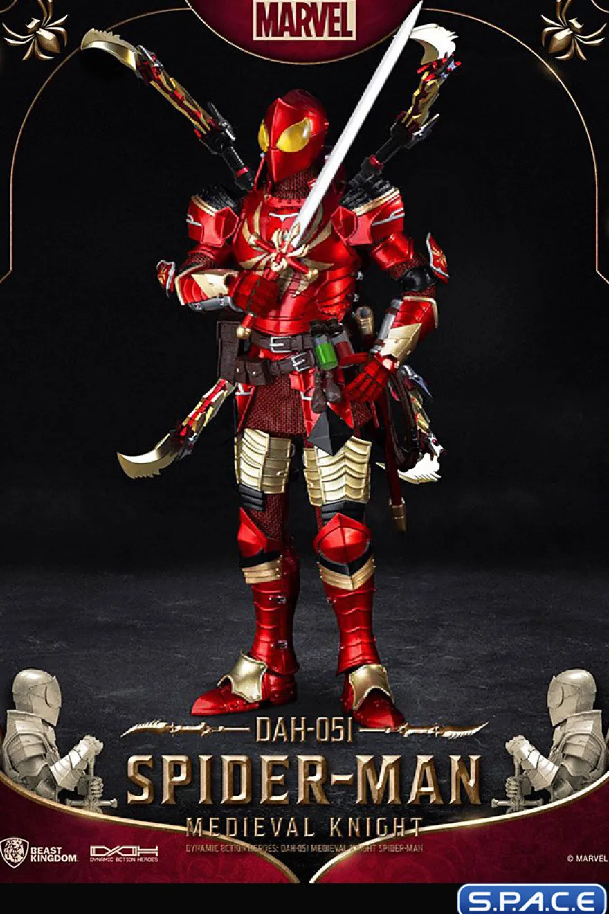 Medieval Knight Spider-Man Dynamic 8ction Heroes
