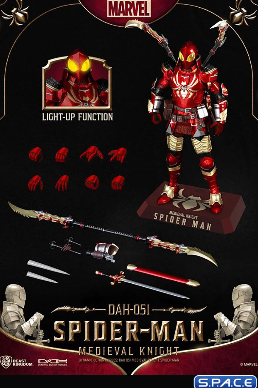 Medieval Knight Spider-Man Dynamic 8ction Heroes