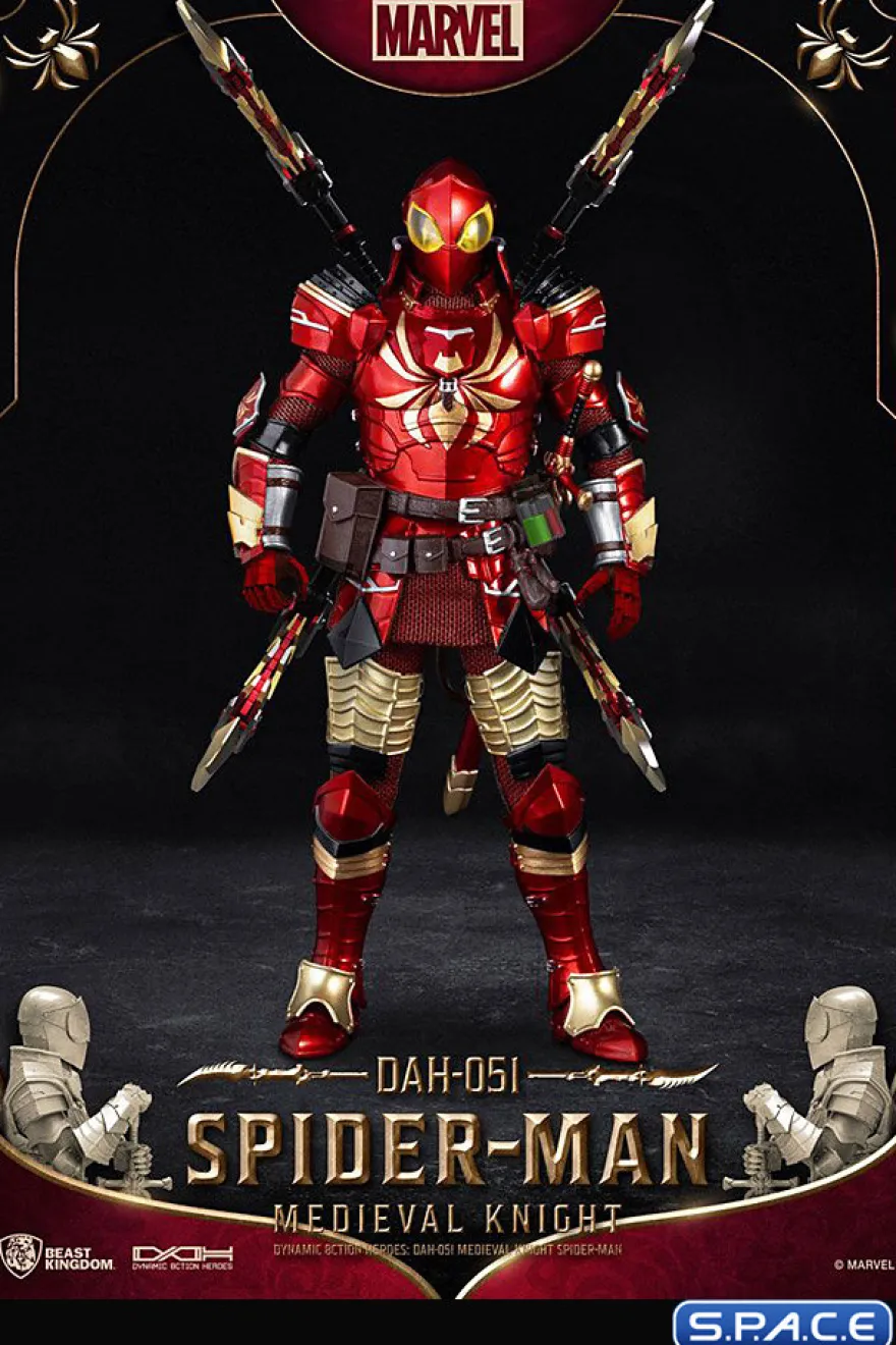 Medieval Knight Spider-Man Dynamic 8ction Heroes