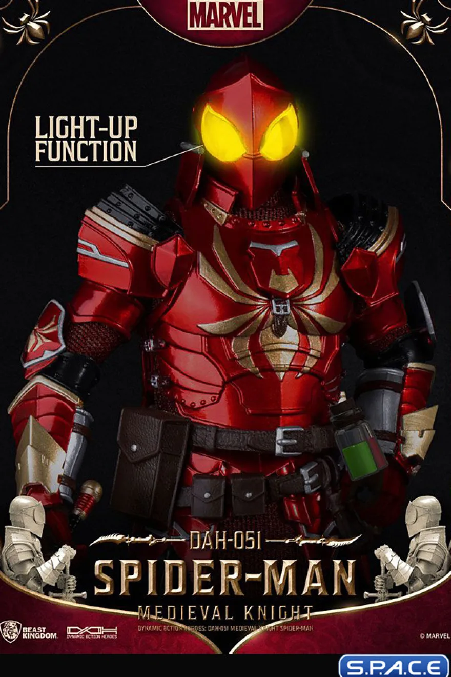 Medieval Knight Spider-Man Dynamic 8ction Heroes