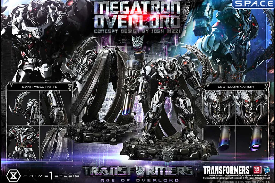 Megatron Overlord »Concept by Josh Nizzi« Museum Masterline Statue