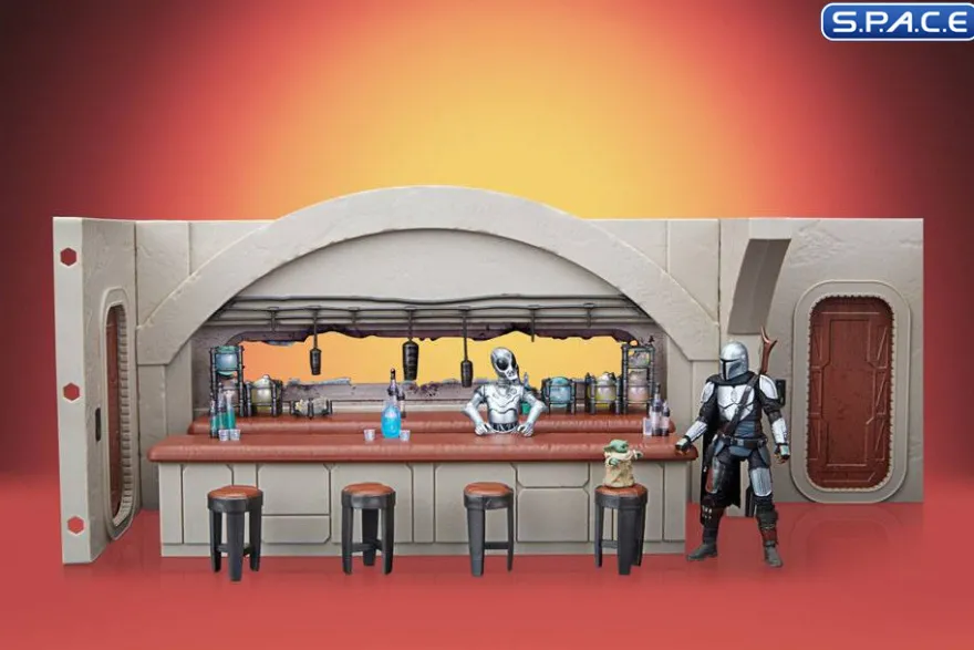 Nevarro Cantina with Imperial Death Trooper