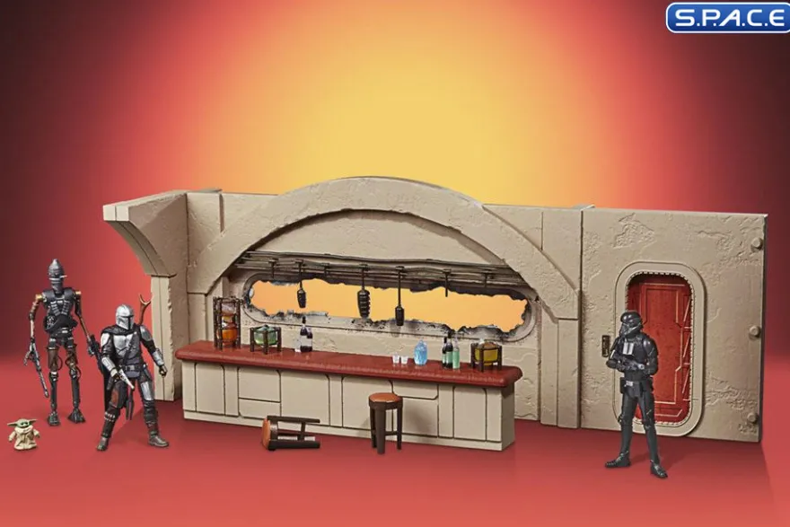 Nevarro Cantina with Imperial Death Trooper