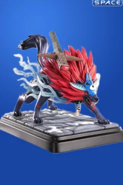 Oki Wolf Form Statue
