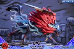 Oki Wolf Form Statue