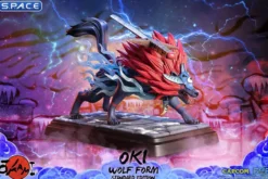 Oki Wolf Form Statue