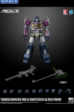 Optimus Prime MDLX Collectible Figure - Shattered Glass Version