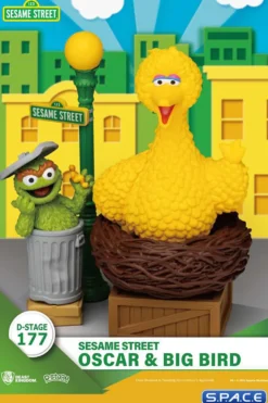Oscar & Big Bird Diorama Stage 177