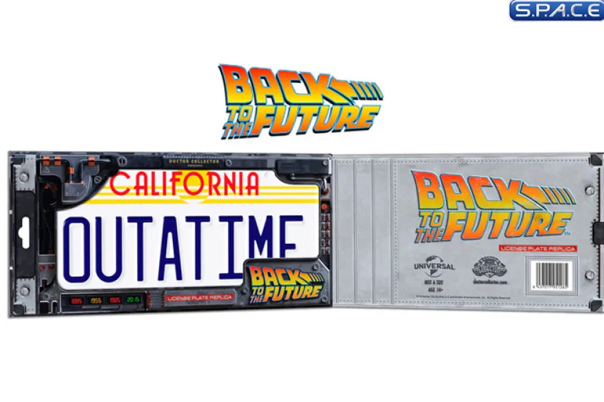 1:1 OUTATIME License Plate