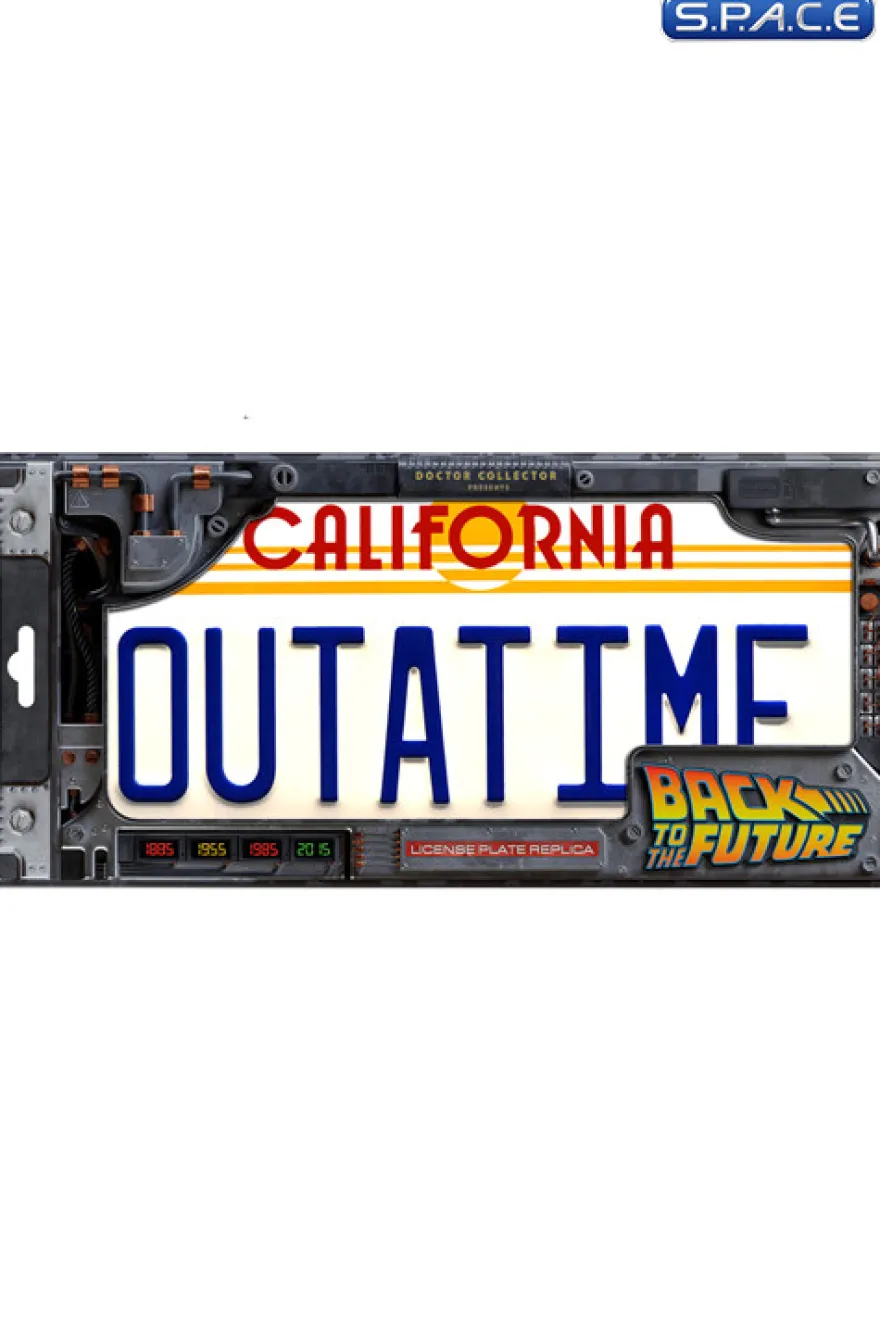 1:1 OUTATIME License Plate