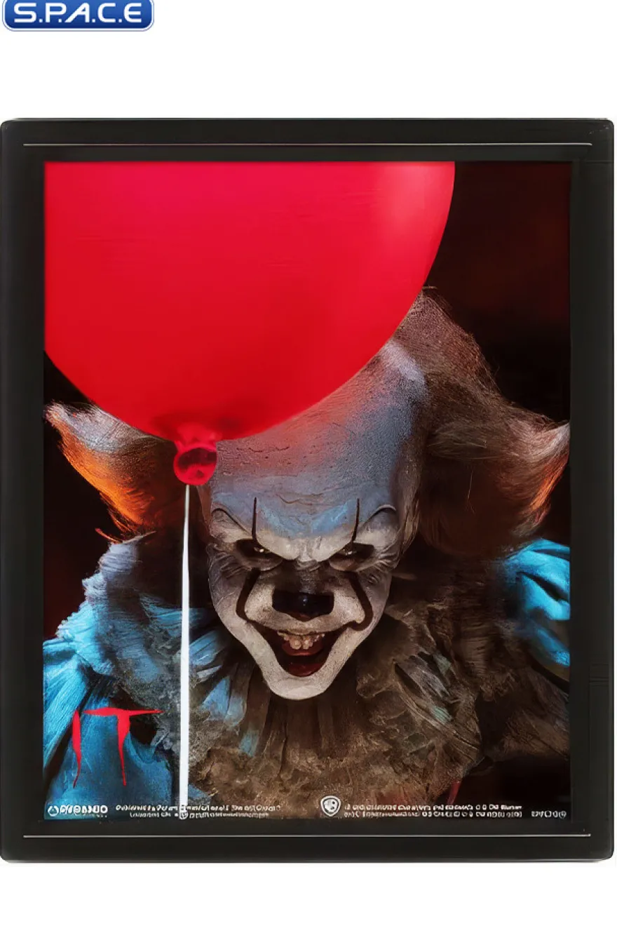 Pennywise Evil framed 3D Lenticular Poster