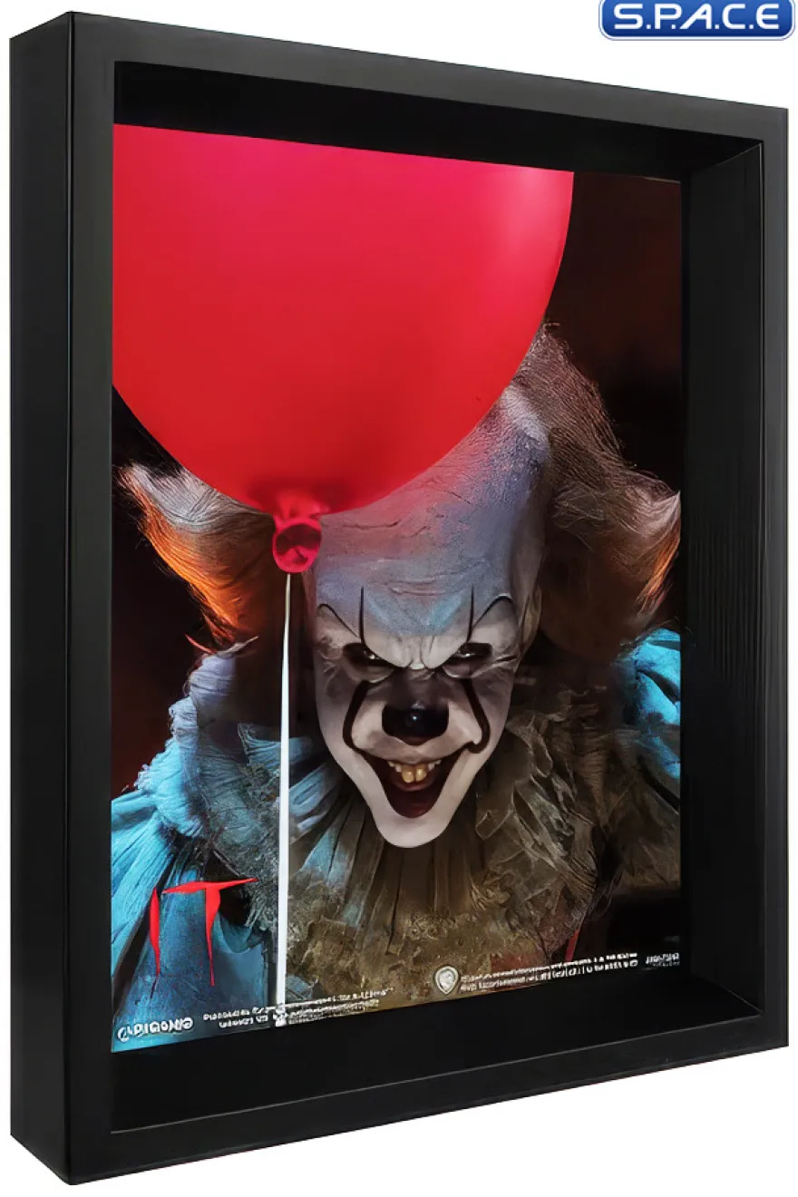 Pennywise Evil framed 3D Lenticular Poster