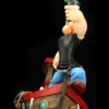 Popeye Statue - Olive Boat Version