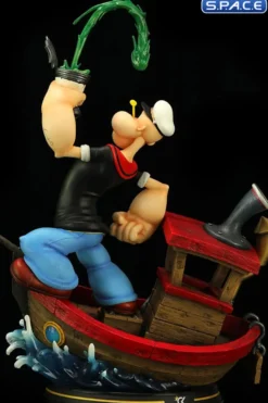 Popeye Statue - Olive Boat Version