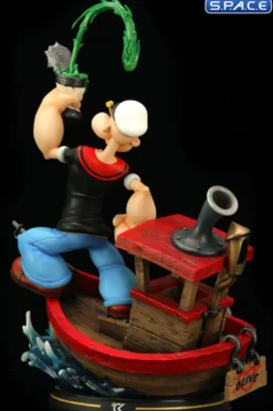 Popeye Statue - Olive Boat Version