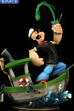 Popeye Statue - Spinach Boat Version