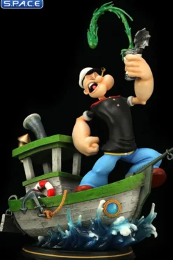 Popeye Statue - Spinach Boat Version