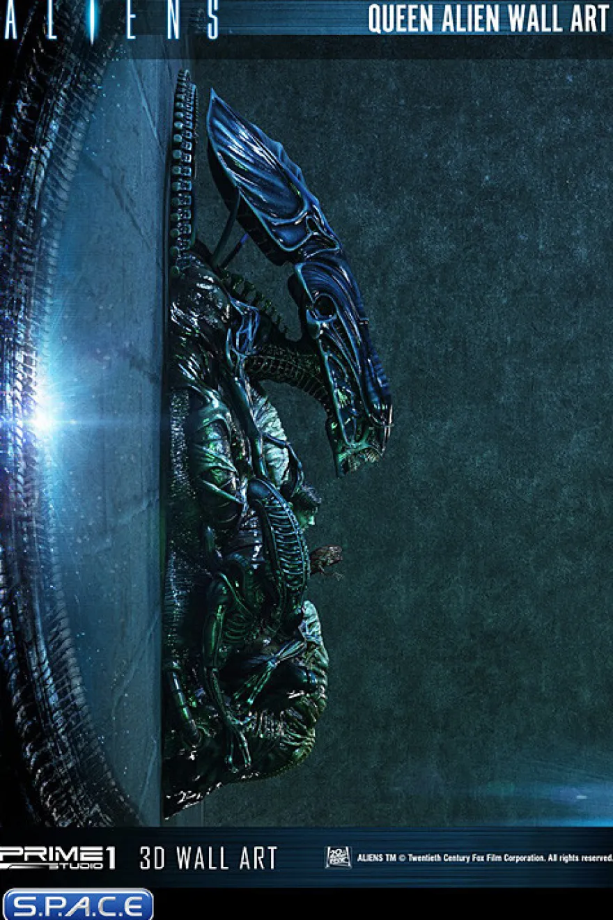 Queen Alien 3D Wall Art
