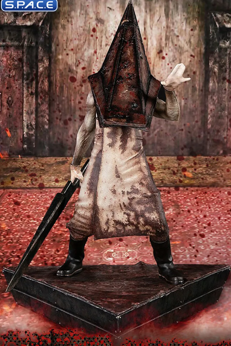 Red Pyramid Thing Statue